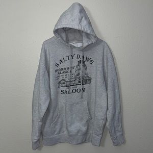 Light Grey Hoodie L